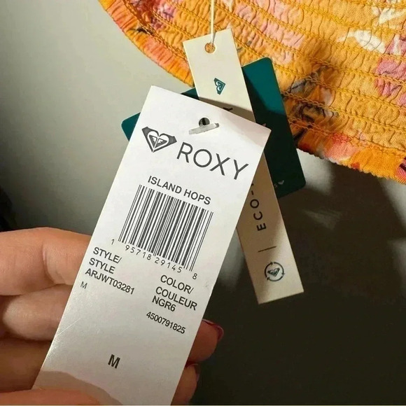 NWT ROXY ISLAND HOPS HALTER TUBE TOP BOHO M - Picture 8 of 8